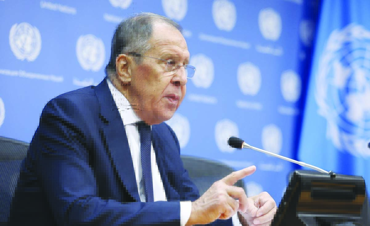 Menlu Rusia Kecam Barat dalam Pidatonya di Majelis Umum PBB